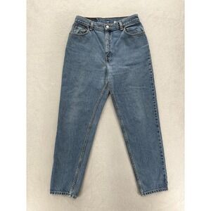 Vintage Levi's 550 Jeans Womens 12 Blue Denim Relaxed Fit Tapered Leg 2003 Y2K